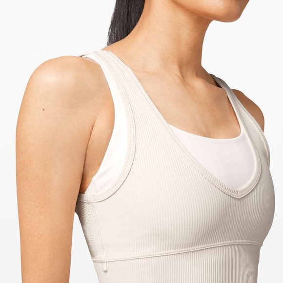 Lululemon Power Pivot Tank *Rib Orange Tank Reversible 🍑🍊 - Picture 7 of 7